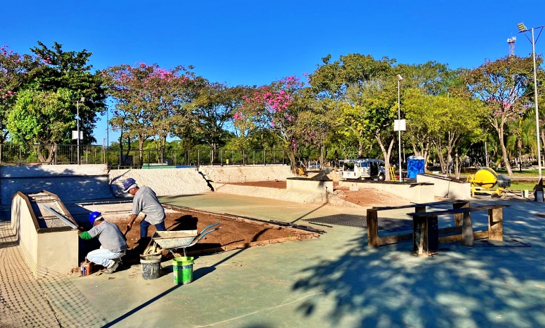 Reforma da Pista de Skate do Zito Avança em Pindamonhangaba