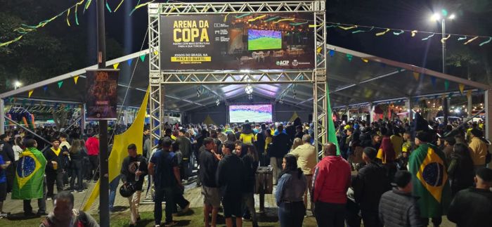 Copa na Praça oferecerá música ao vivo após Brasil x Escócia em Pindamonhangaba