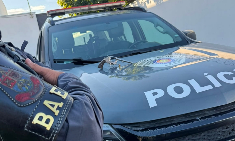 Homem é preso com revólver e munições em Moreira César