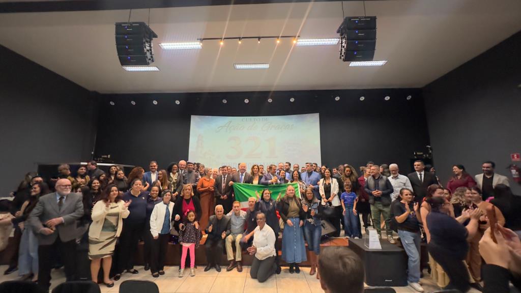 Culto encerra celebrações oficiais do aniversário de Pindamonhangaba