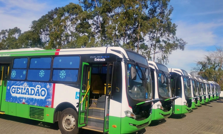 Pindamonhangaba recebe 14 novos ônibus com ar-condicionado