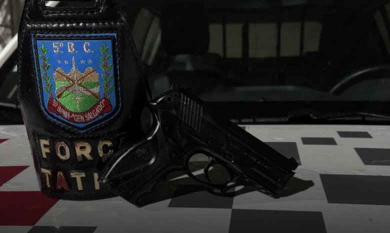 Simulacro é apreendido durante operação na zona centro-oeste