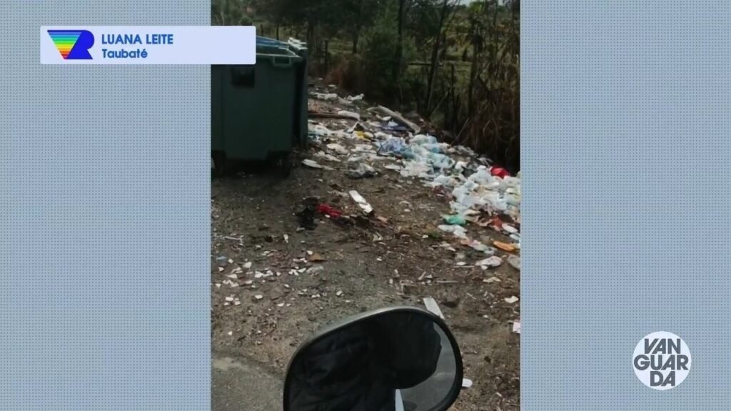 Taubaté enfrenta problema com descarte irregular de lixo