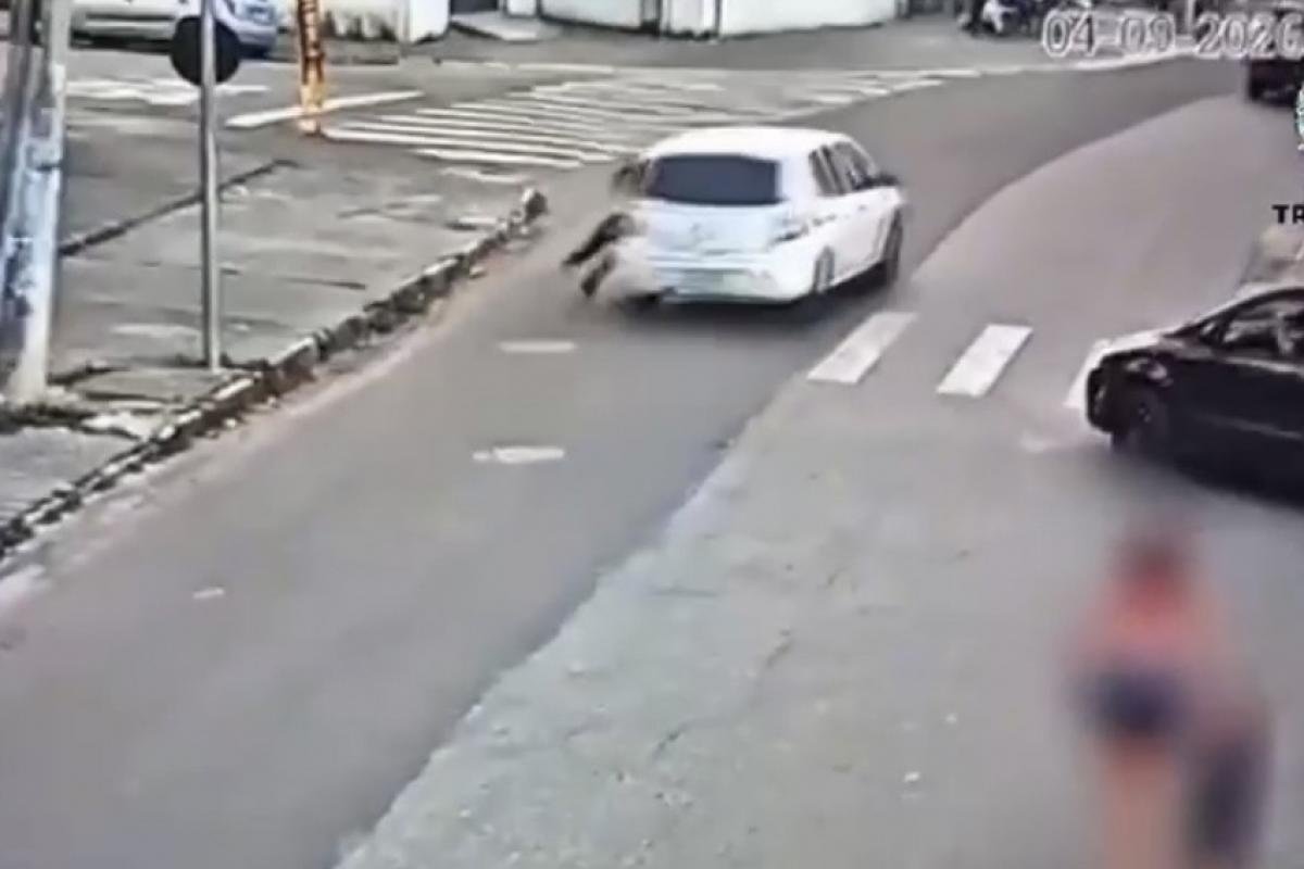 Passageira sofere ferimentos após corrida mal administrada na região