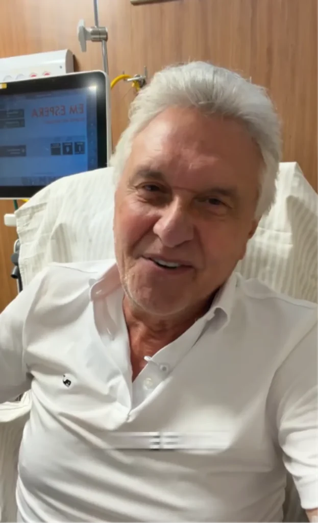 Caiado Espera Alta no Domingo após Pneumonia