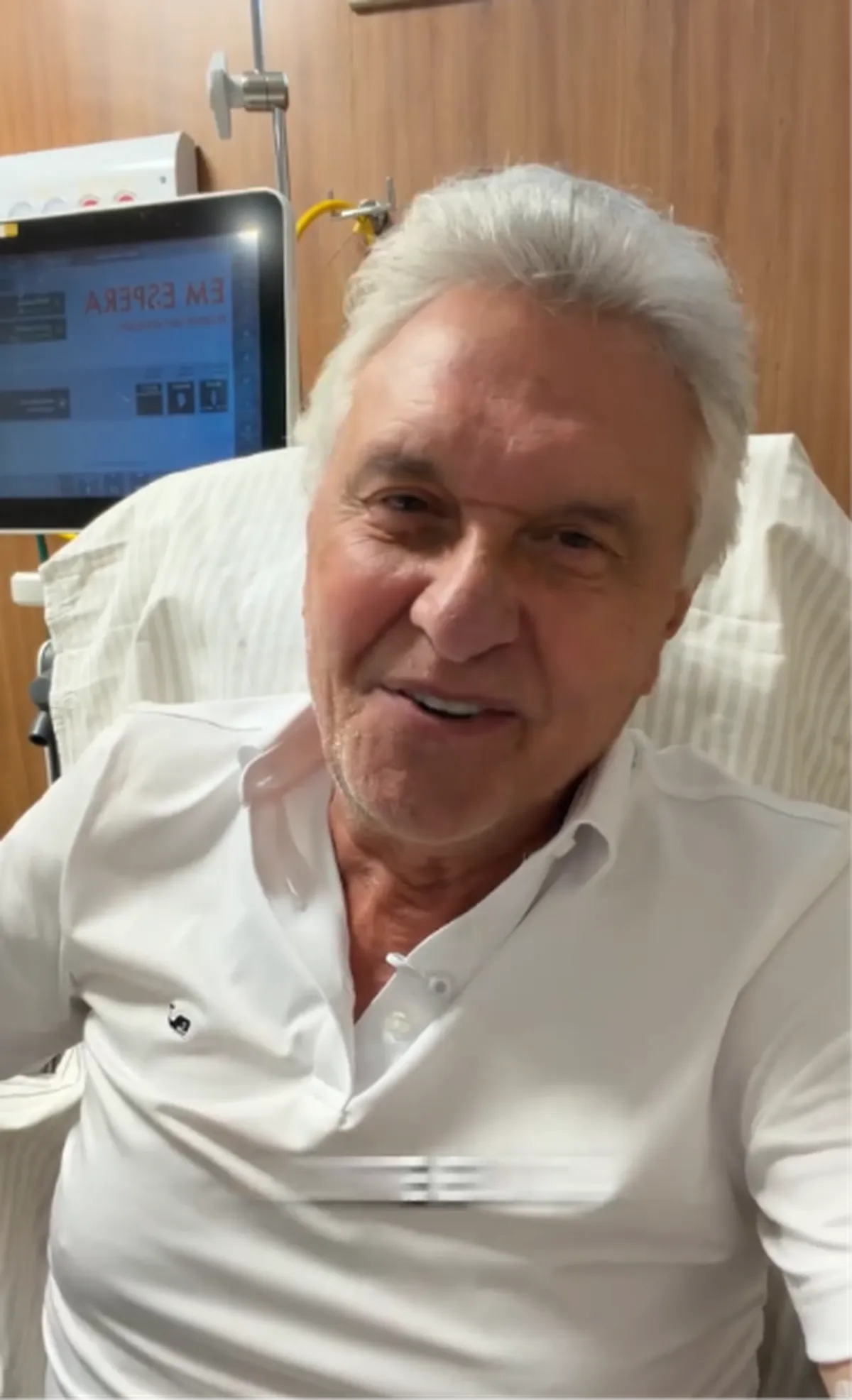 Caiado Espera Alta no Domingo após Pneumonia
