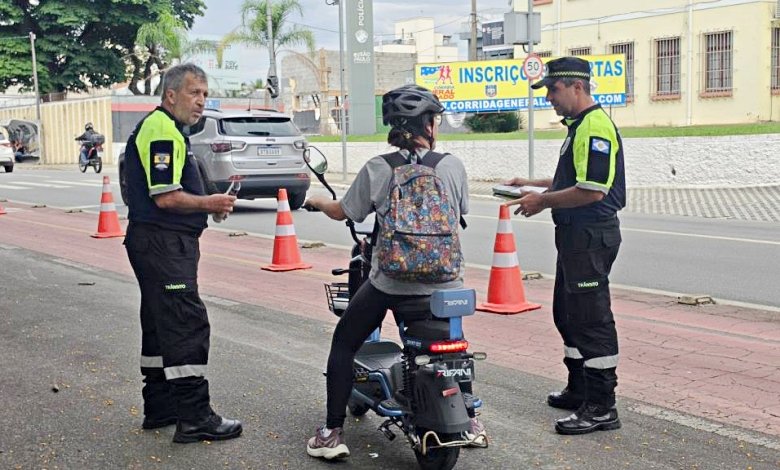 Taubaté Intensifica Blitze Educativas para Usuários de Bicicletas Elétricas