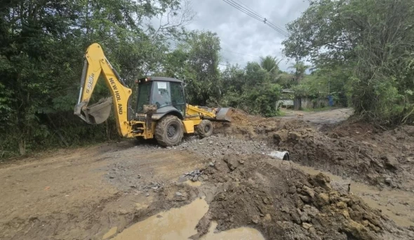 Prefeitura Realiza Melhorias na Drenagem em Estradas Rurais de Taubaté