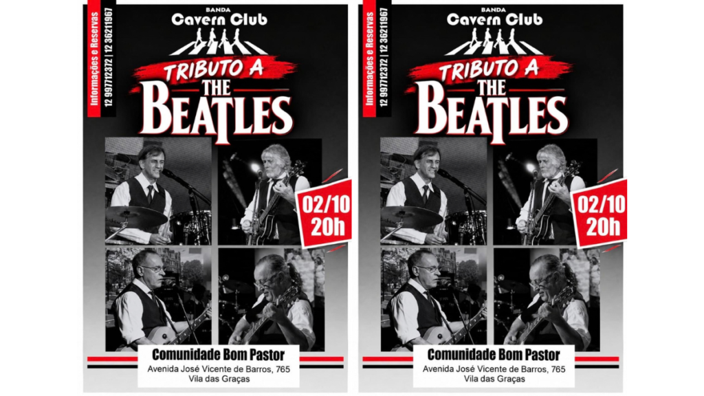 Banda Cavern Club realiza show beneficente em tributo aos Beatles